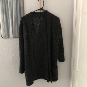 Forrest Green Forever 21 Cardigan